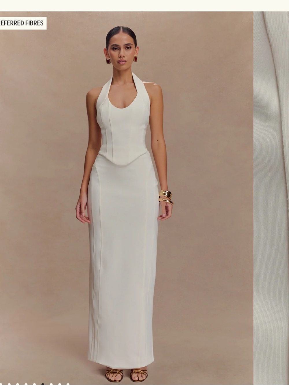 Meshki Cream Halter Set